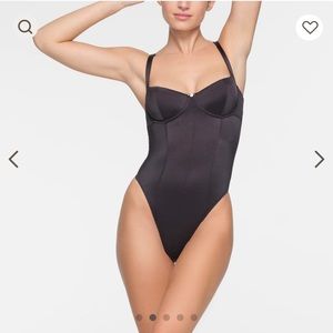 NWT Skims stretch satin bodysuit